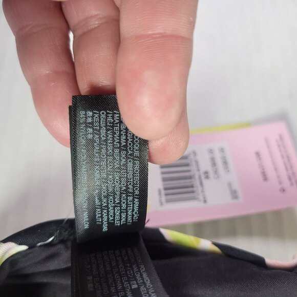 Hurley x Carissa Moore Women Max Plumeria Floral Strappy Scoop Bikini Top Size X - Picture 8 of 9